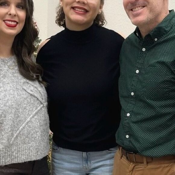 Devotion by Cyrus Dolman Cold Shoulder Black Sweater Mockneck Ribbed Trim M - Picture 4 of 11